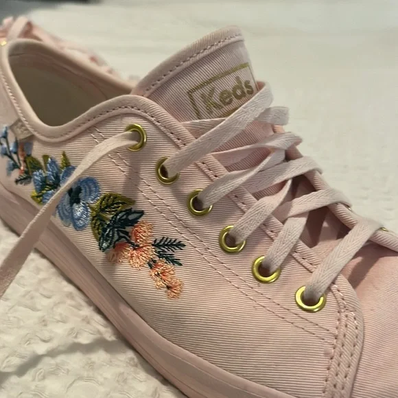 Keds Rifle Paper Company Embroidered Sneakers - Picture 8 of 11